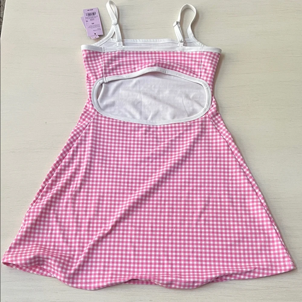 wild fable Pink Gingham Athletic Mini Dress - Picture 2 of 3